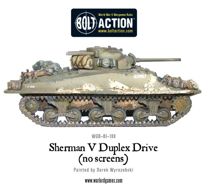 Achtung Panzer!: British Tanks - Sherman V Duplex Drive (no screens)