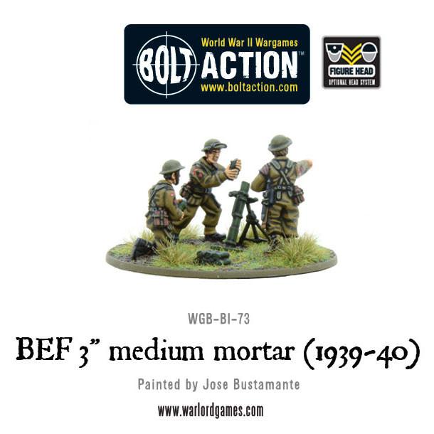 Bolt Action: BEF 3" medium mortar (1939-40)