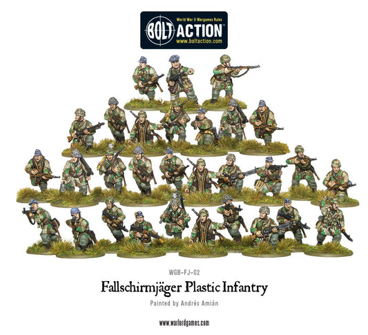 Bolt Action: German - Fallschirmjager platoon (plastic box)