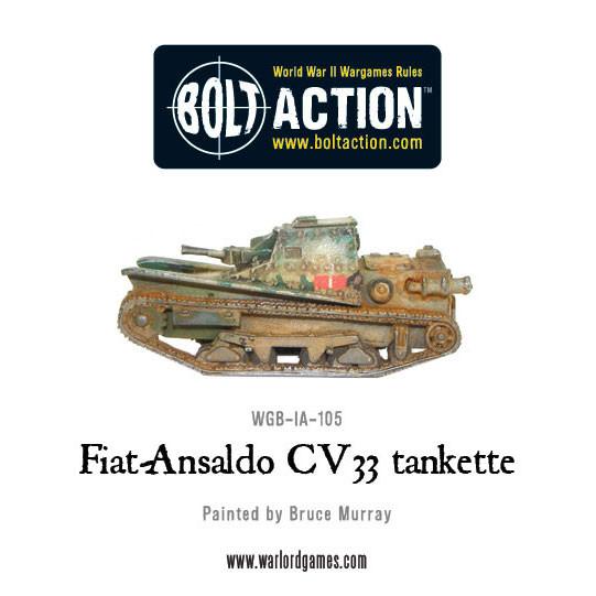 Bolt Action: Fiat-Ansaldo CV33 tankette