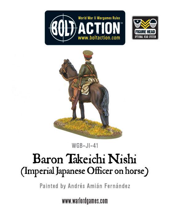 Bolt Action: Japan - Baron Nishi (Imperial Japanese officer on horse)