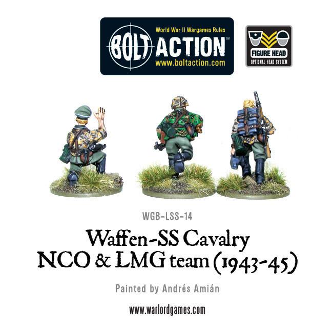 Bolt Action: German - Waffen SS Cavalry NCO & LMG 1942-45