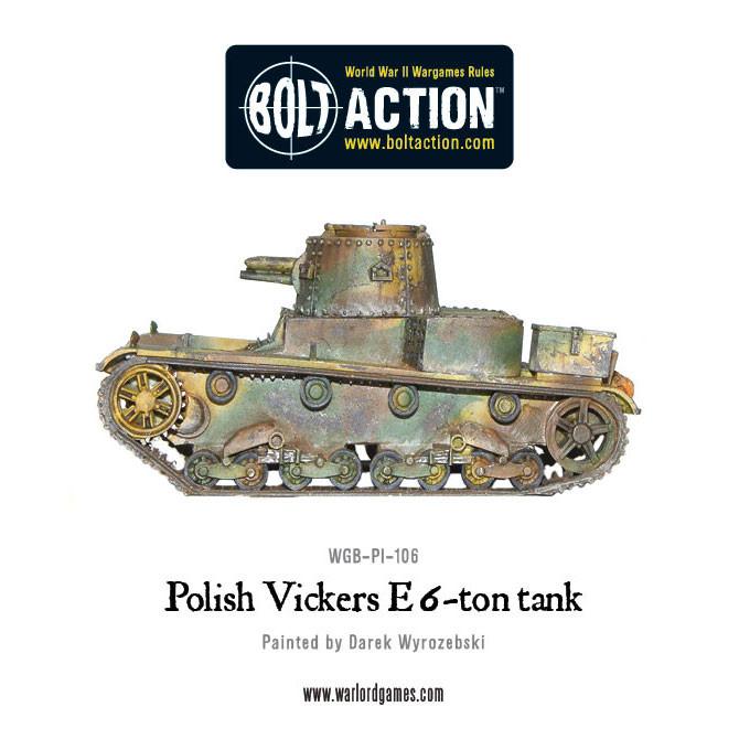 Bolt Action: Polish Vickers E 6-ton tank