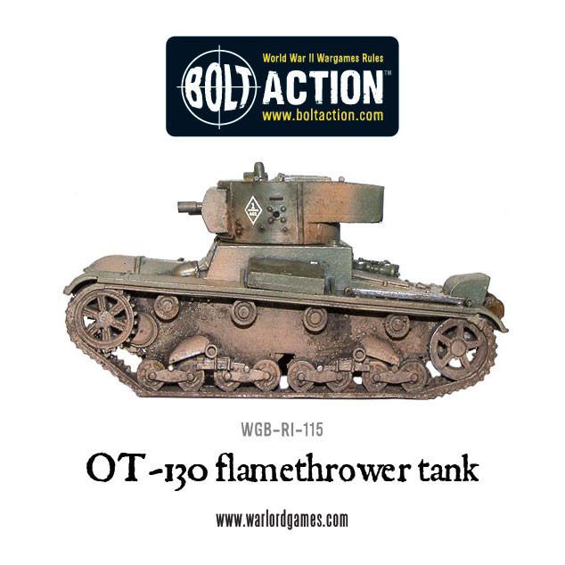 Bolt Action: OT-130, flamethrower tank