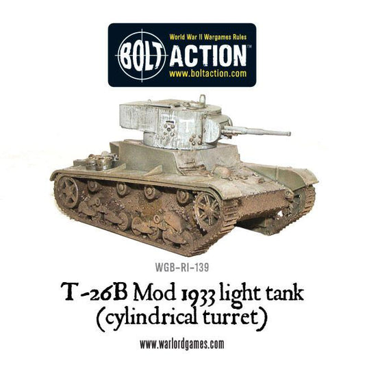 Bolt Action: T-26B Mod 1933 light tank (cylindrical turret)