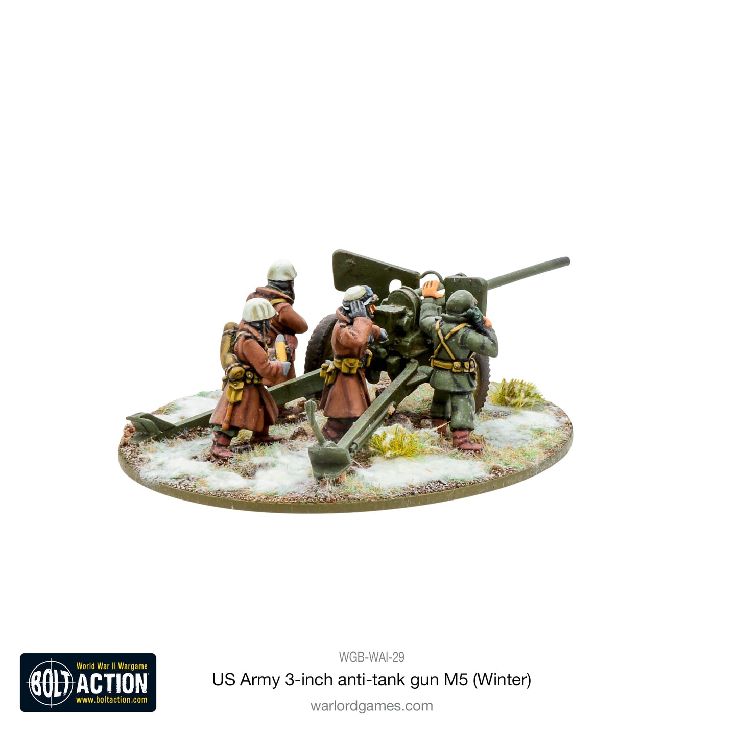 Bolt Action: USA - US Army 3-inch anti-tank gun M5 (Winter)