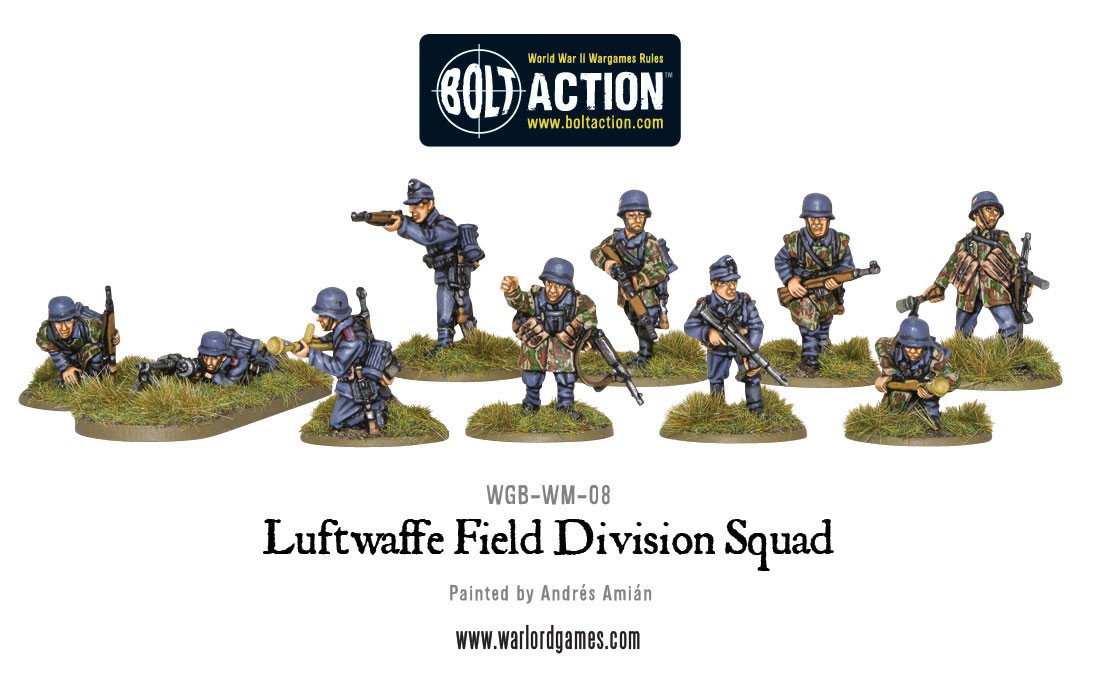Bolt Action: German - Luftwaffe Field Division Squad