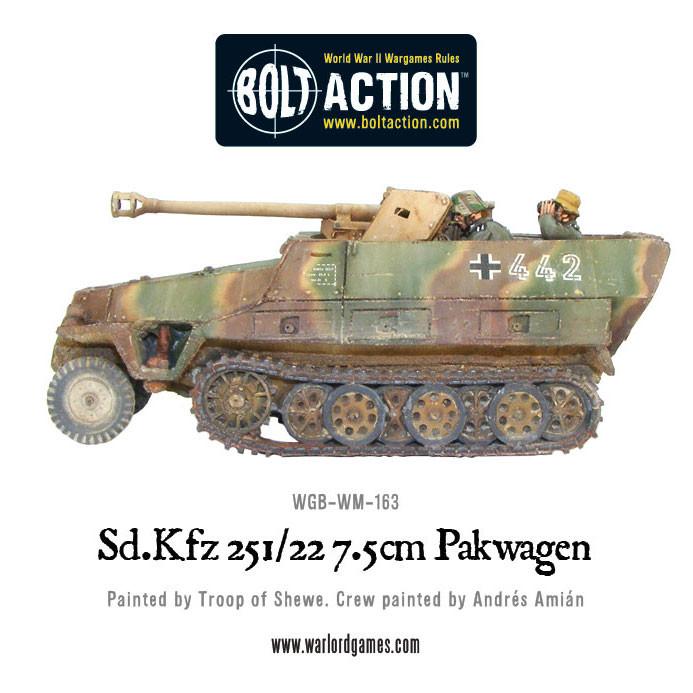Bolt Action: German - Sd.Kfz 251/22 7.5cm Pakwagen
