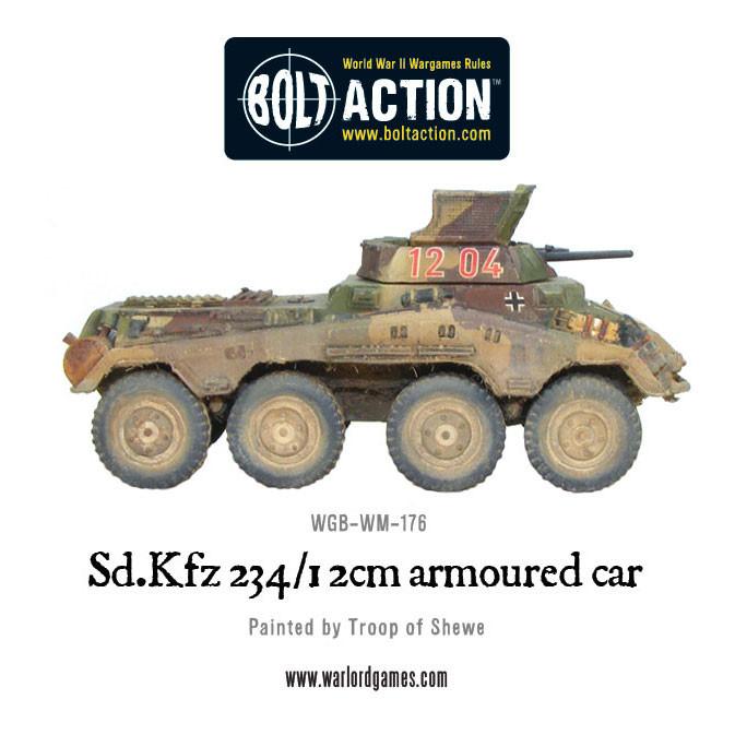 Bolt Action: German - Sd.Kfz 234/1 2cm armoured car