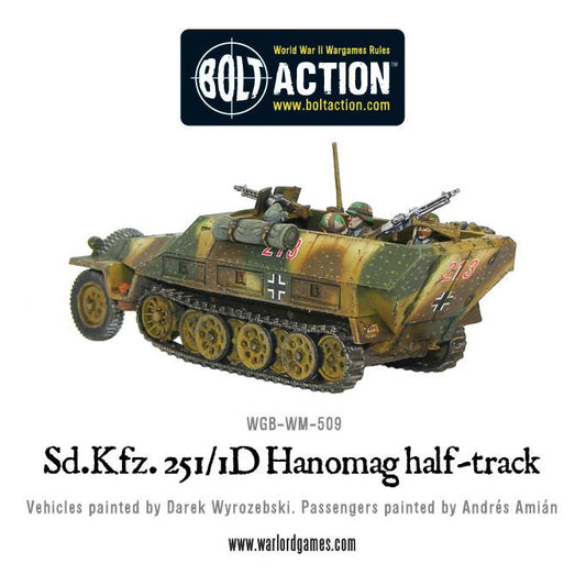 Bolt Action: German - Sd.Kfz 251/1 ausf D halftrack plastic box set