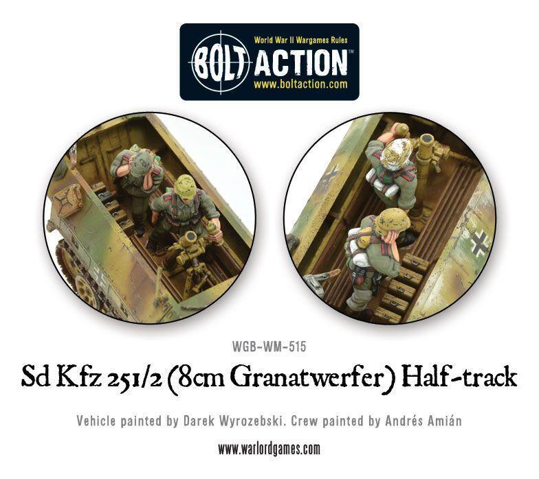 Bolt Action: German - Sd.Kfz 251/2 Ausf D (8cm Granatwerfer) Half Track
