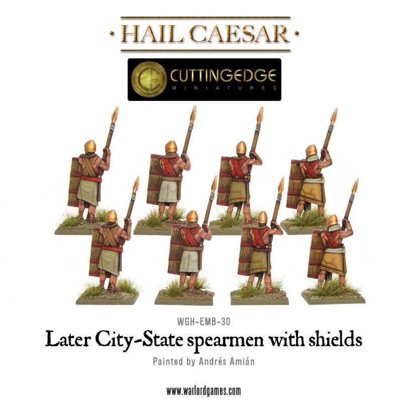 Hail Caesar: Early/Middle Bronze Age - Later City-State spearmen with shields