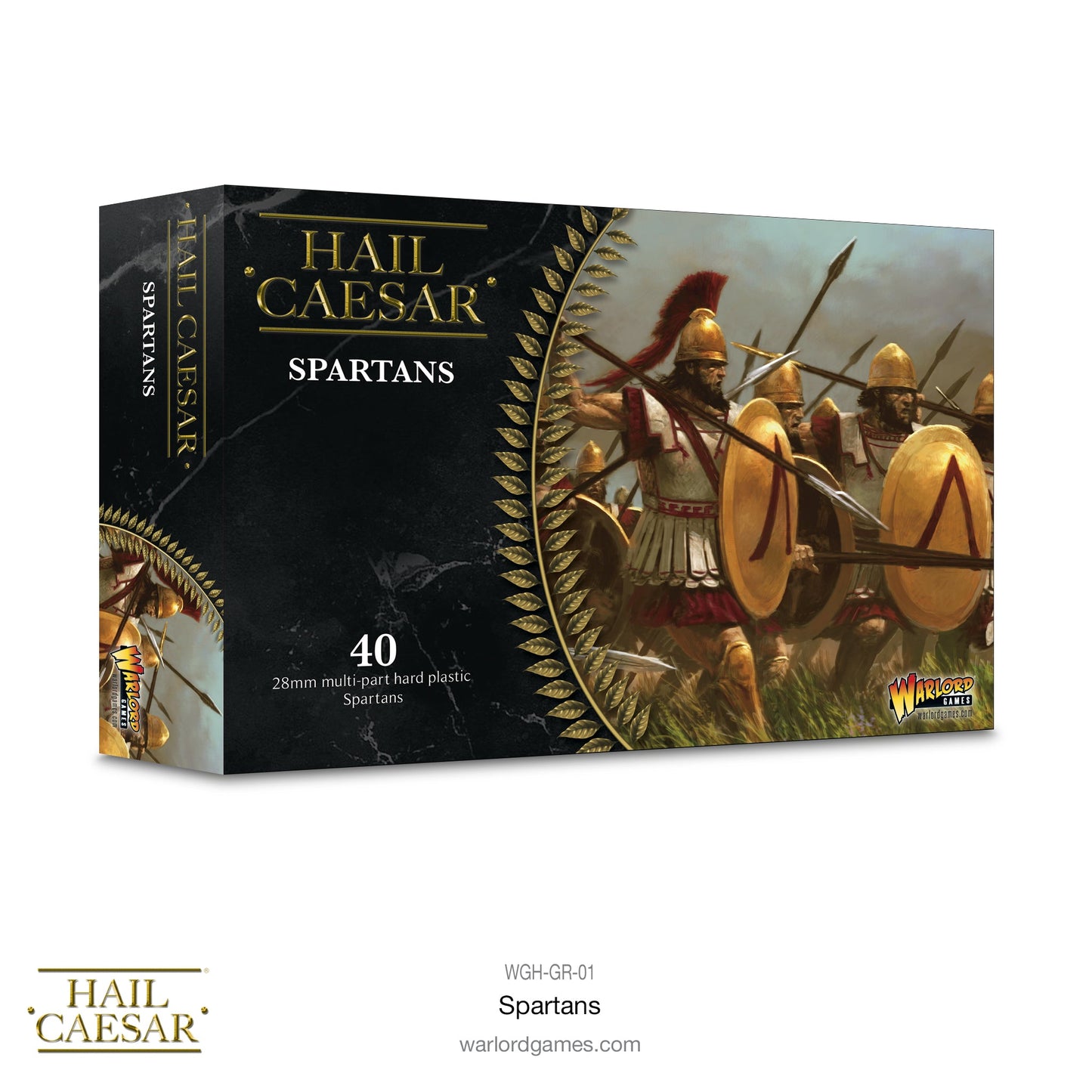Hail Caesar: Aegean States - Spartans: Spartans plastic boxed set