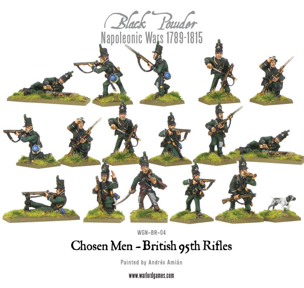 Black Powder: British - 95th Rifles - Chosen Men