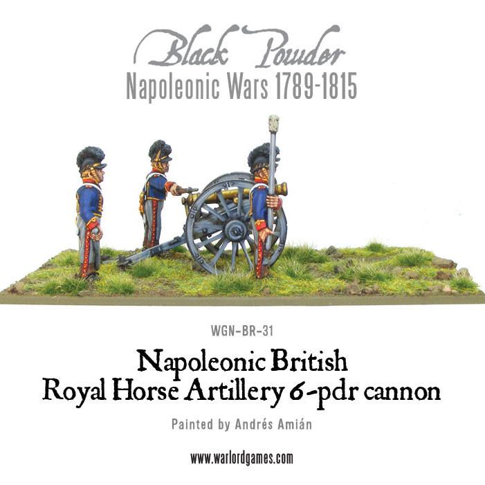 Black Powder: British - Napoleonic British Royal Horse Artillery 6-pdr cannon