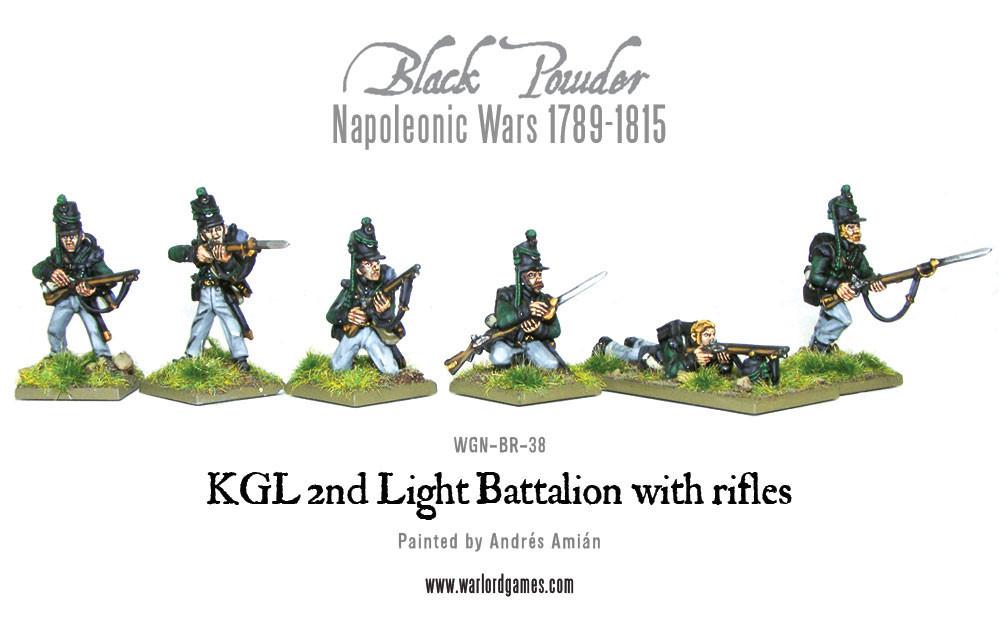 Black Powder: British - KGL 2nd Light Battalion with rifles