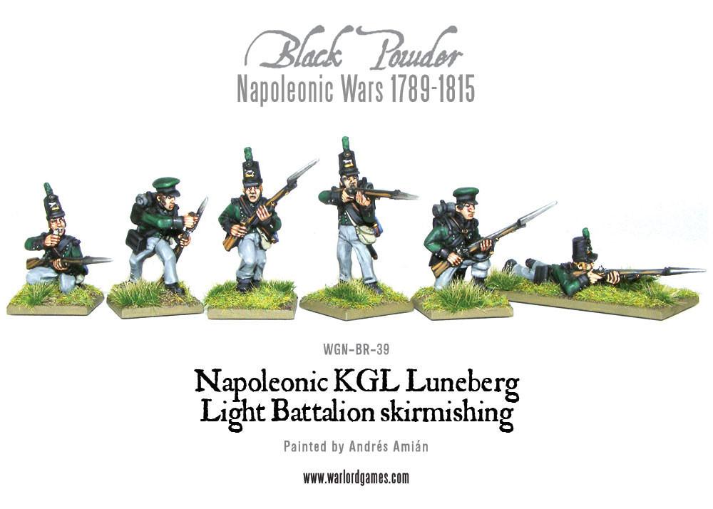 Black Powder: British - Napoleonic KGL Luneberg Light Battalion skirmishing