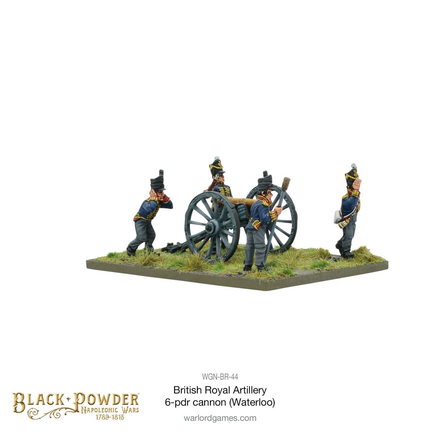 Black Powder: British - Napoleonic British Royal Artillery 6-pdr cannon (Waterloo Campaign)