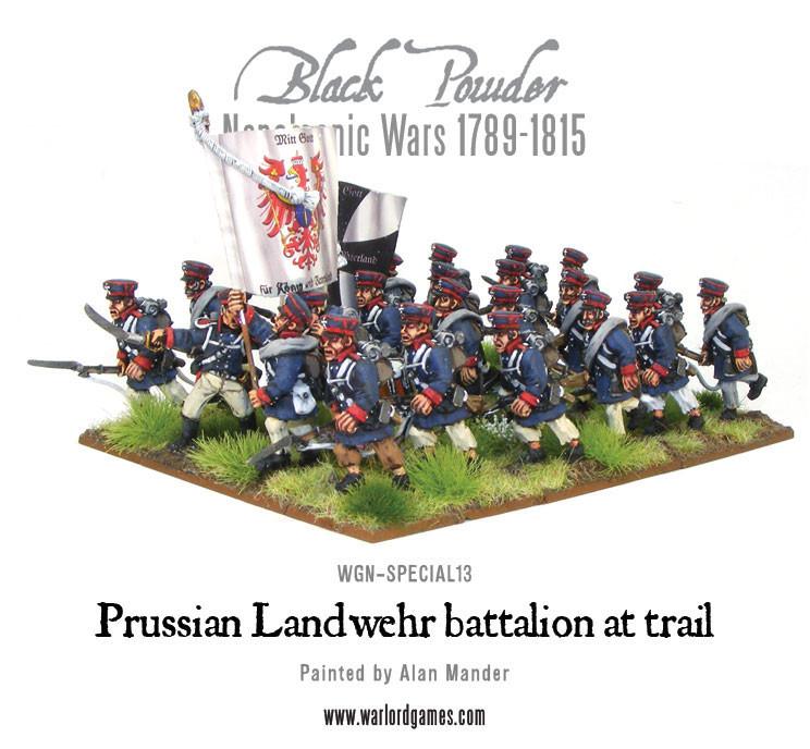 Black Powder: Prussians - Napoleonic Prussian regiment at trail