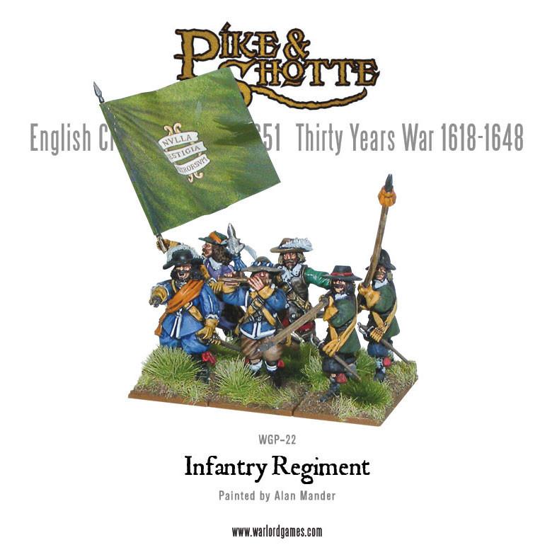 Pike & Shotte: The English Civil Wars & Thirty Years War - Infantry Regiment plastic boxed set