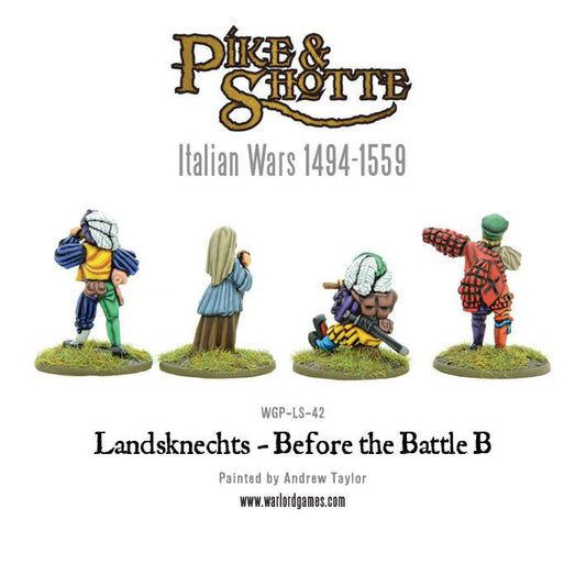 Pike & Shotte: Italian Wars 1494-1559 - Landsknechts - before the battle B