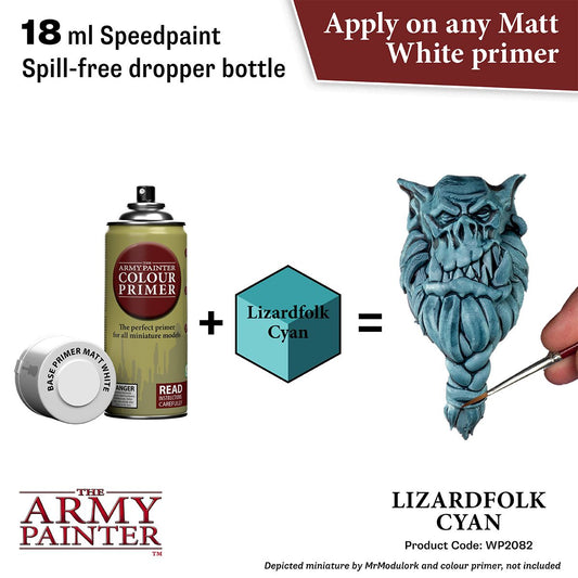 The Army Painter: Speedpaint: Lizardfolk Cyan