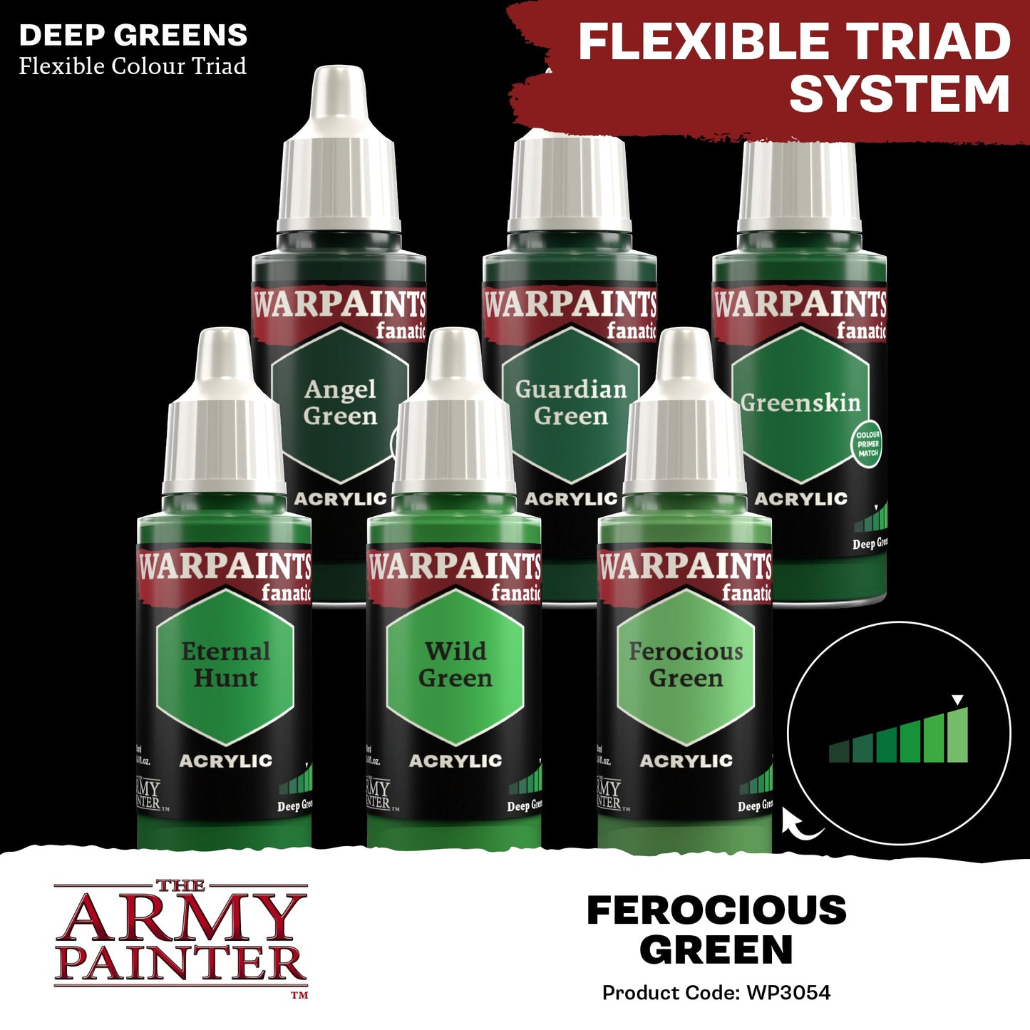 The Army Painter: Warpaints Fanatic: Ferocious Green