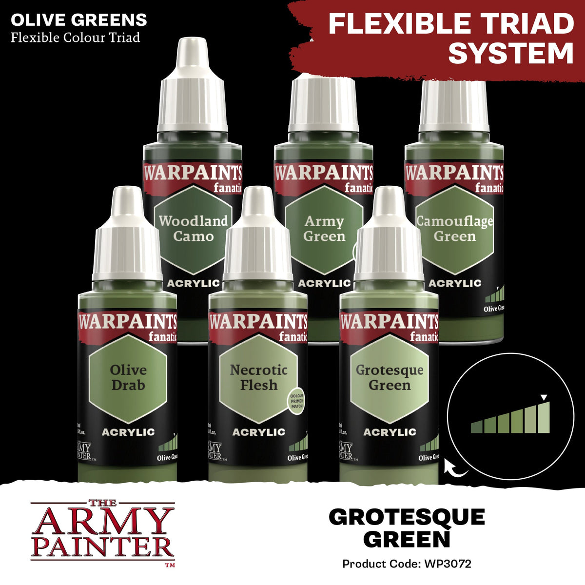 The Army Painter: Warpaints Fanatic: Grotesque Green