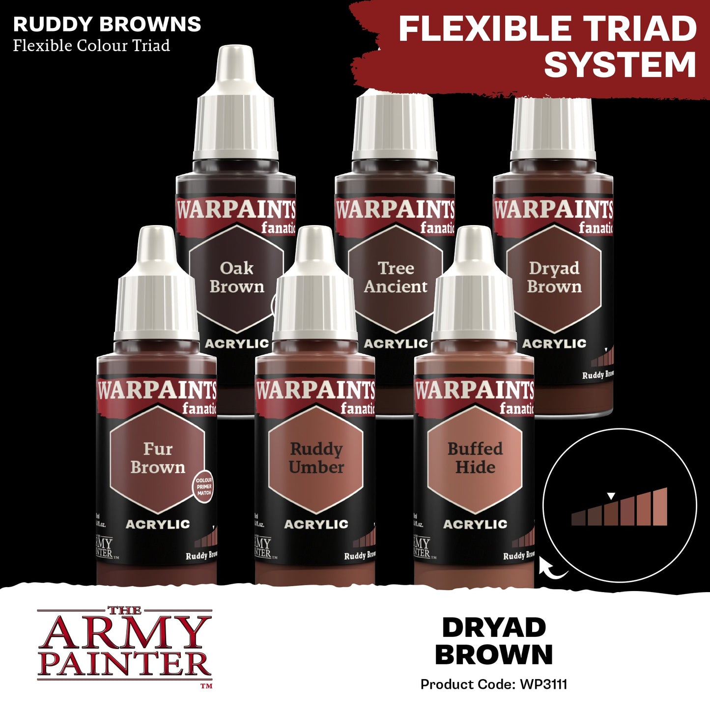 The Army Painter: Warpaints Fanatic: Dryad Brown