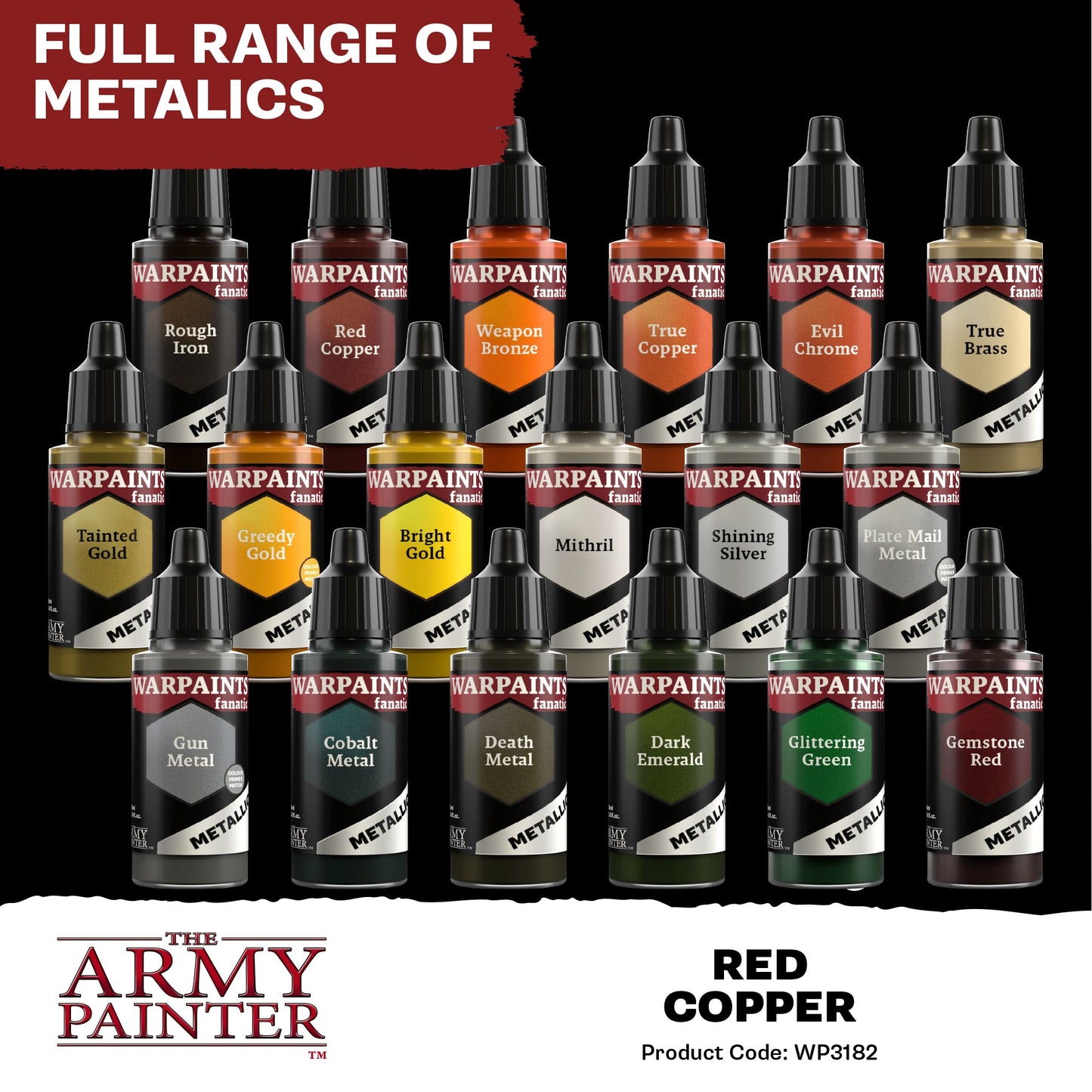 The Army Painter: Warpaints Fanatic Metallic: Red Copper