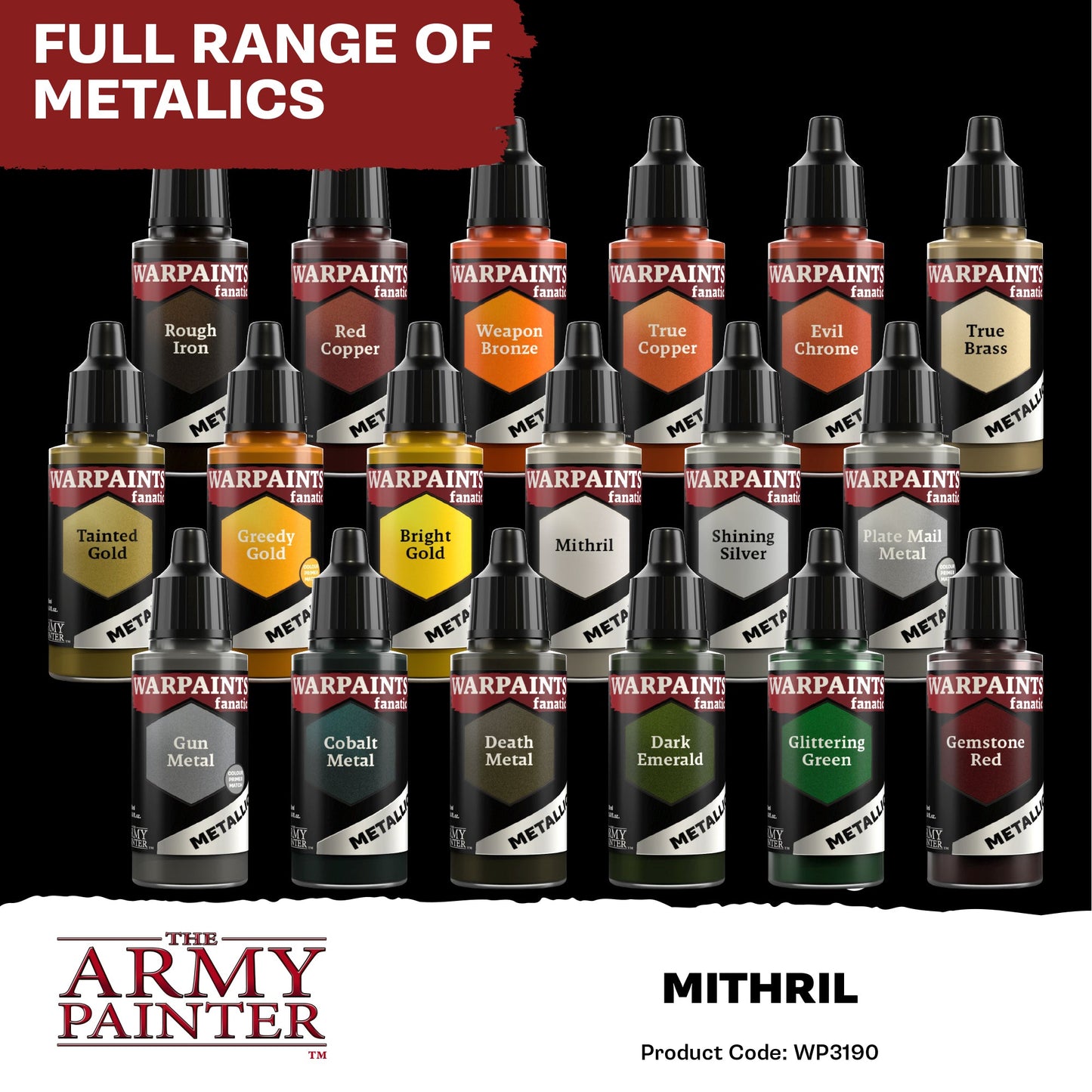 The Army Painter: Warpaints Fanatic Metallic: Mithril