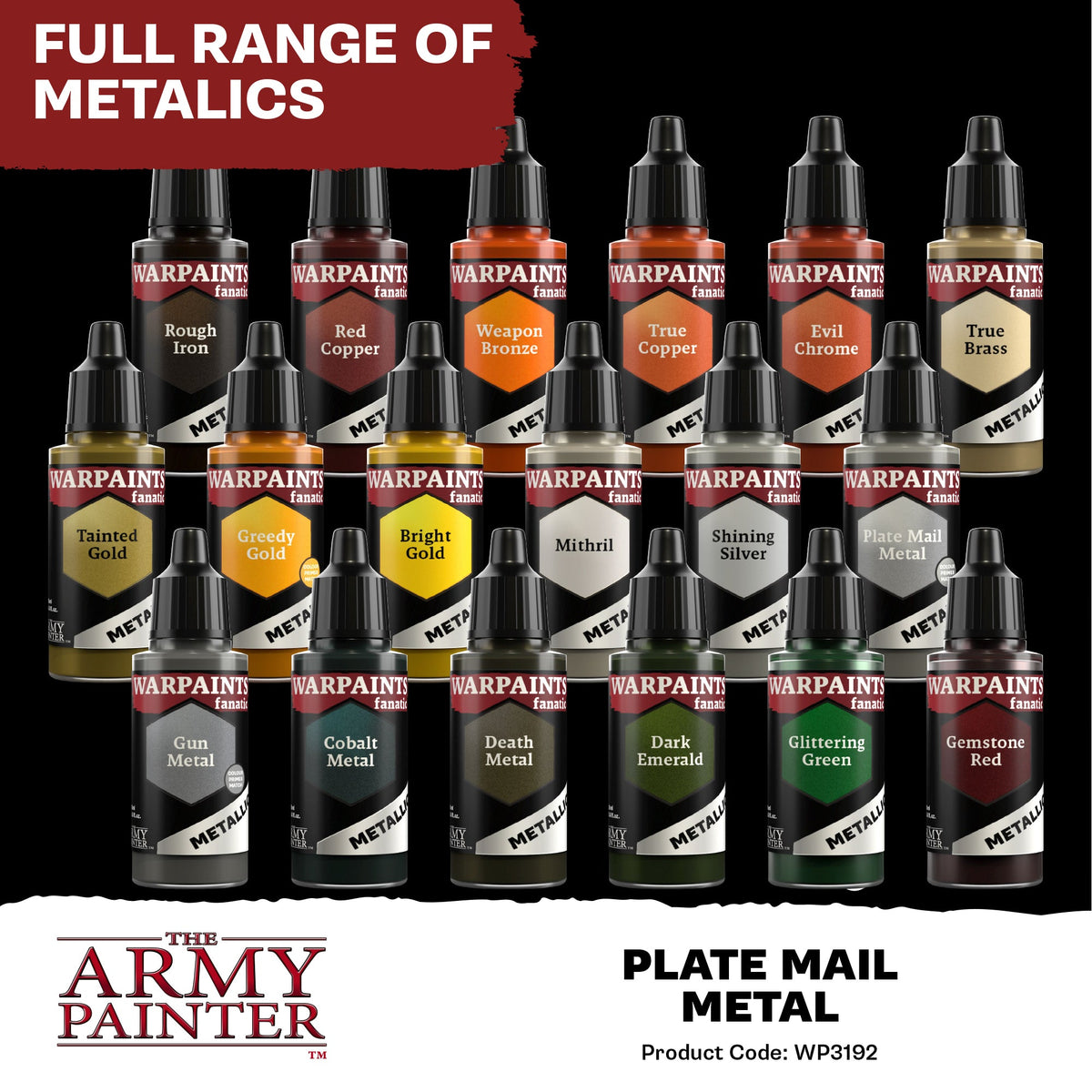 The Army Painter: Warpaints Fanatic Metallic: Plate Mail Metal