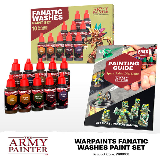The Army Painter: Warpaints Fanatic Washes Paint Set