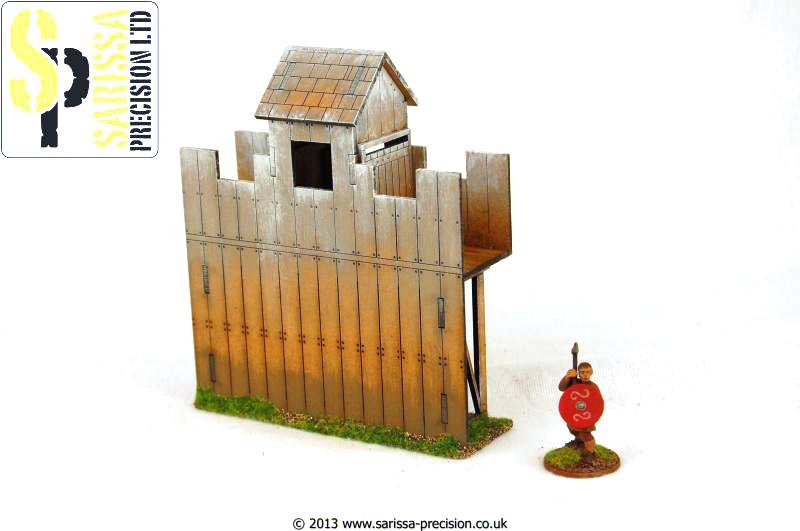 Hail Caesar: Wooden Palisade Watch Tower - Straight