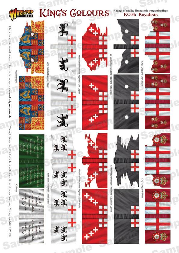 Pike & Shotte: The English Civil Wars & Thirty Years War - King's Colours 4: Royalist