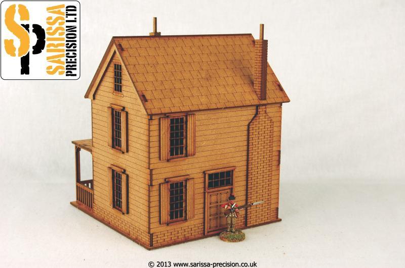 Black Powder: North American Plantation House with Porch