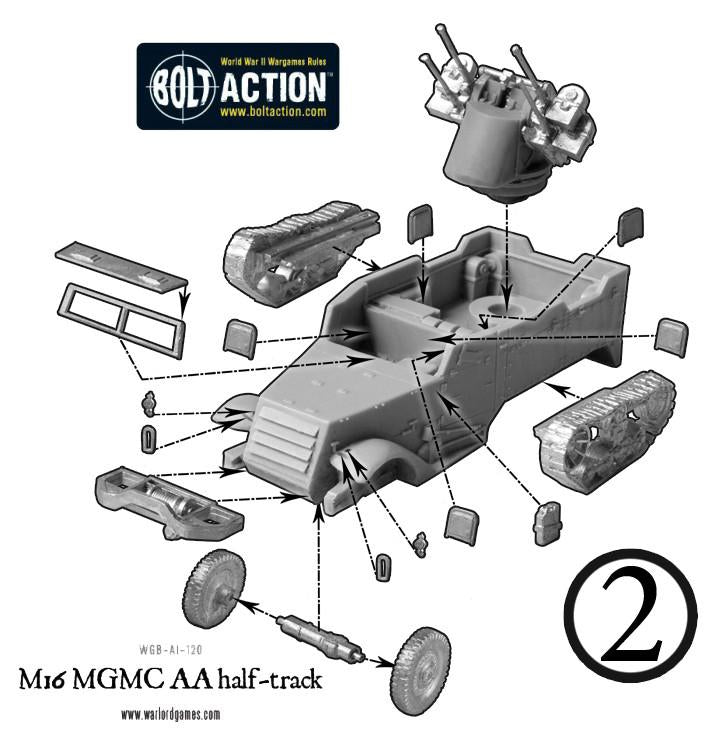 Bolt Action: USA - M16 MGMC AA half-track