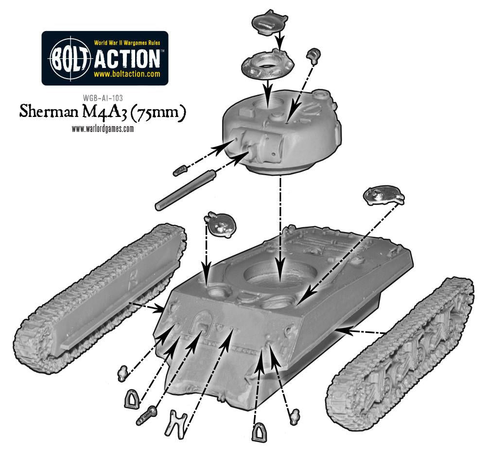 Achtung Panzer!: Soviet Tanks - Sherman M4A3 75mm Tank