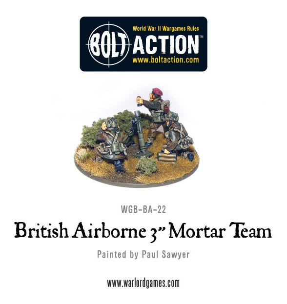 Bolt Action: British Airborne 3" Medium Mortar Team