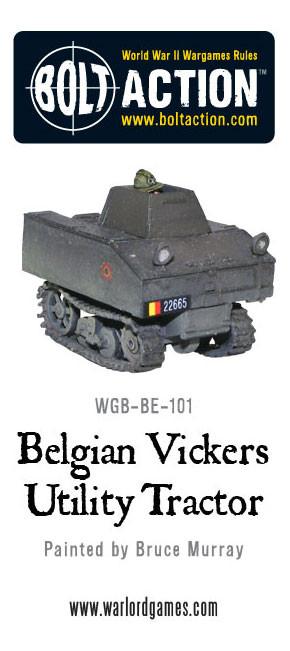 Bolt Action: Belgian Vickers Utility Tractor