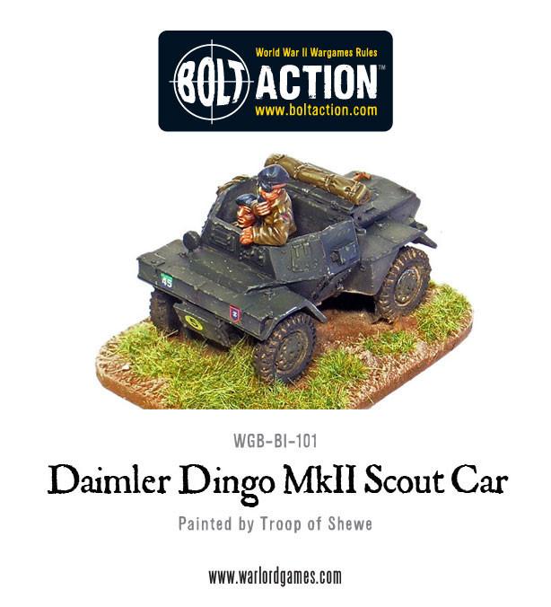 Bolt Action: British Daimler Dingo MkII Scout Car