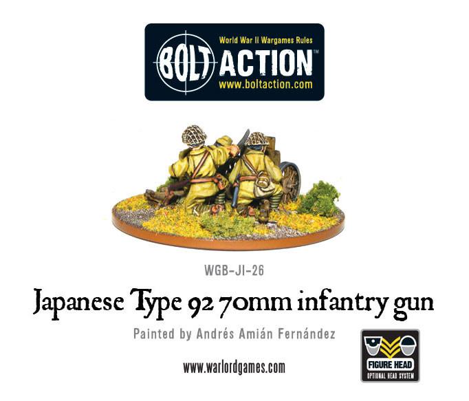 Bolt Action: Japan - Japanese Type 92 70mm infantry gun