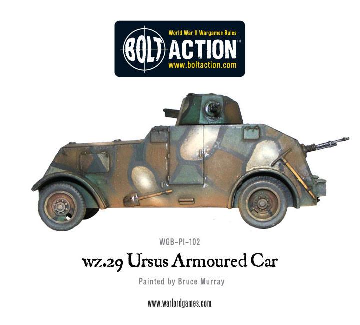 Bolt Action: Polish wz.29 Ursus heavy armoured car