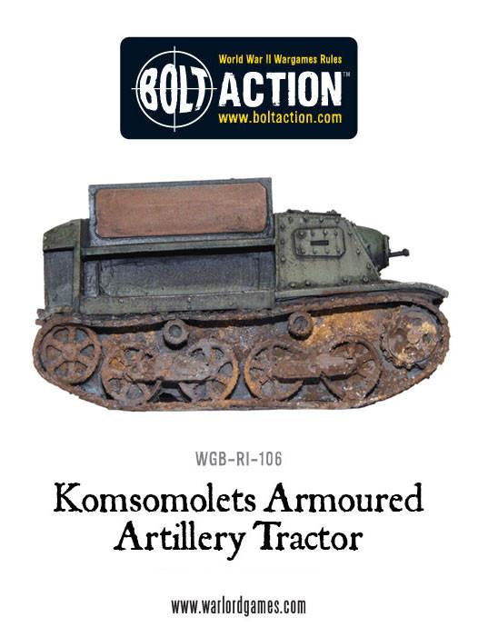 Bolt Action: Soviet Komsomolets Armoured Artillery Tractor