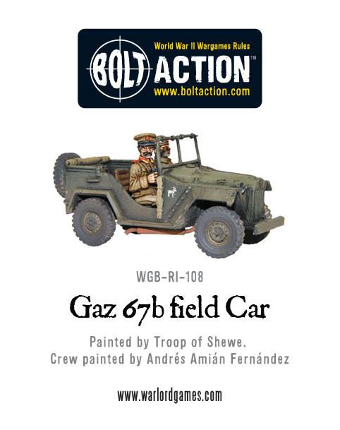 Bolt Action: Soviet Gaz 67b field Car
