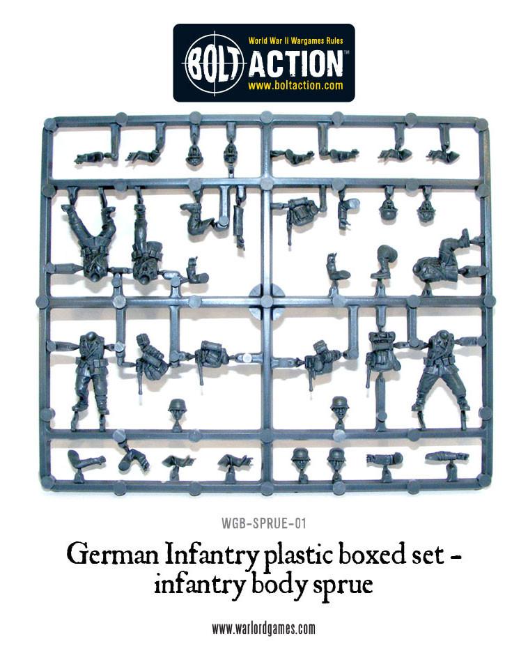 Bolt Action: German - German Infantry Sprue