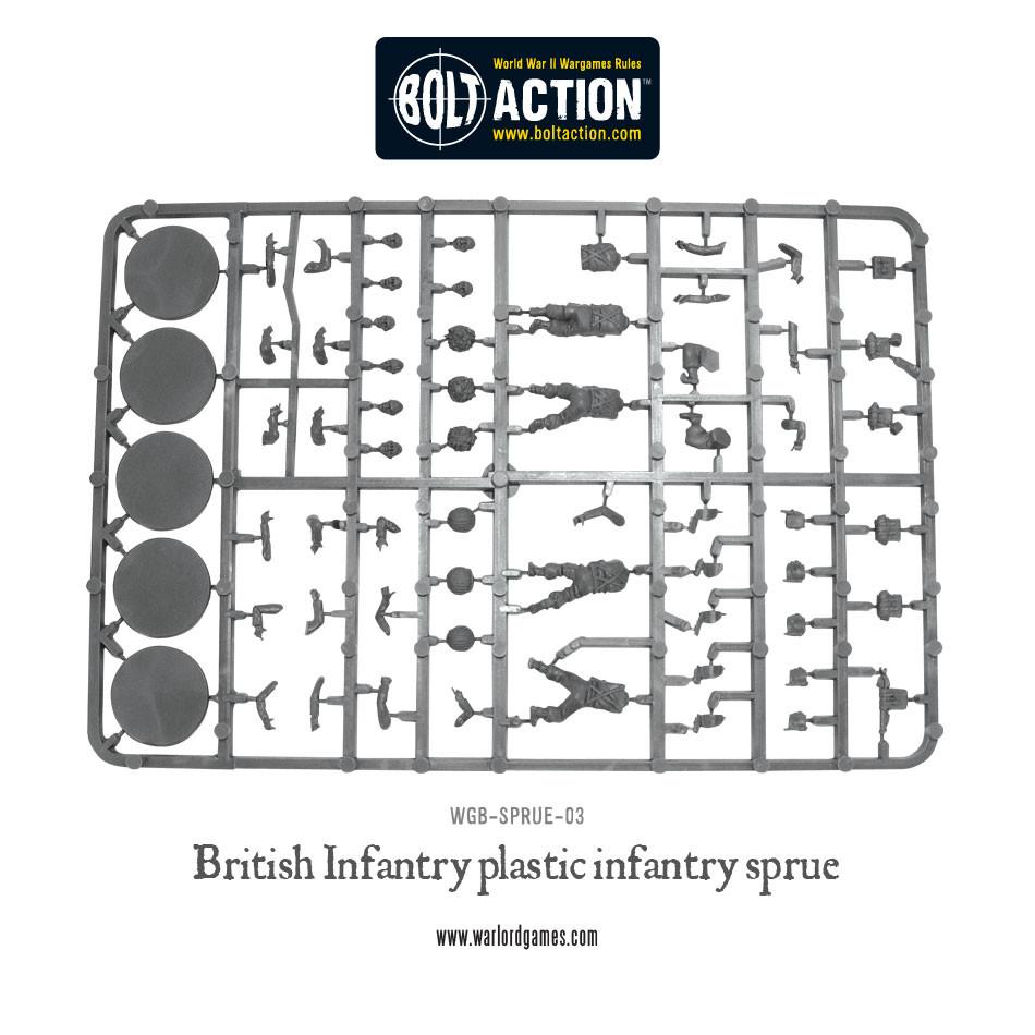 Bolt Action: British Infantry Sprue