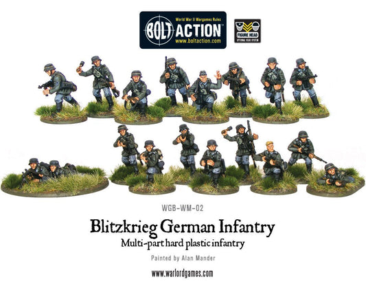 Bolt Action: German - Blitzkrieg German Infantry Platoon plastic boxed set