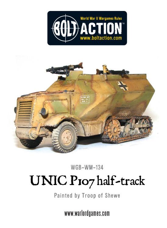 Bolt Action: German - German UNIC P107 Half-track