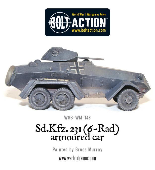 Bolt Action: German - Sd.Kfz 231 6-rad armoured car